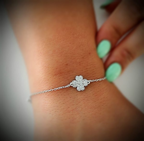 Pulseira Trevo Silver
