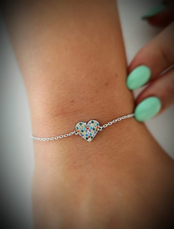 Imagem WhatsApp 2025-08-02 às 15.32.55_c37b3366 Pulseira Coração Multicolor