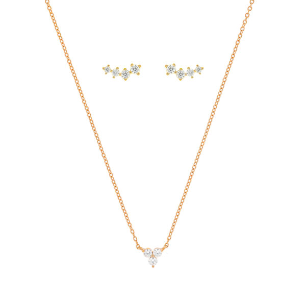 Conjunto Multiple CZ Yellow Golden