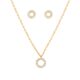 Conjunto Classy Circle Golden