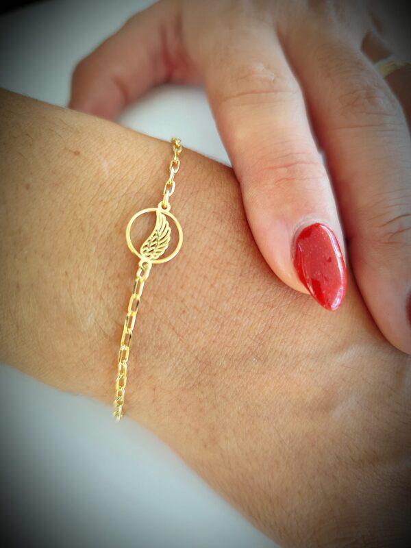 Pulseira Asa Anjo Golden