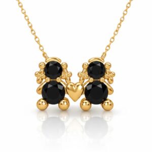 Colar 2 crianças Onix Amorzinho