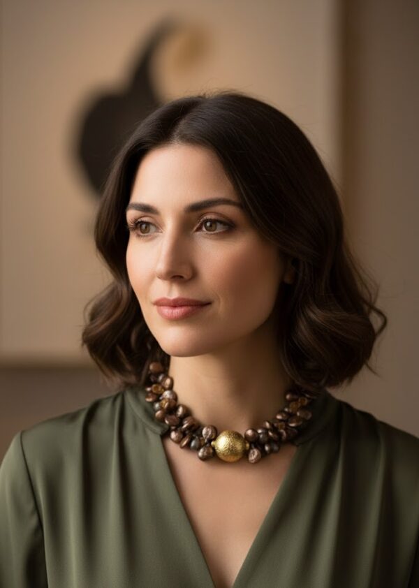 02 Colar HavvaH Globo Dourado