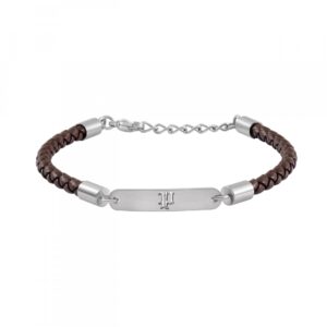 Pulseira Police Interwove Castanha