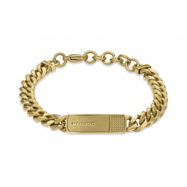 Pulseira Police Identity Dourada