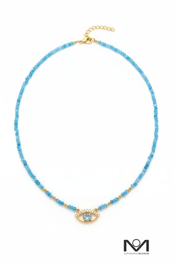 Colar Hav.vaH Olho Grego Celestial