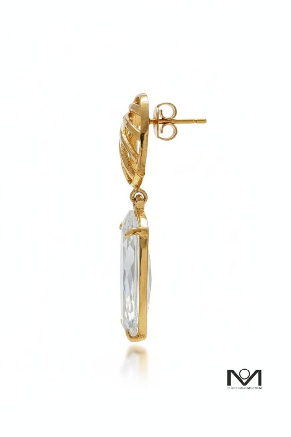 Brincos Hav.vaH Aura Crystal Drops