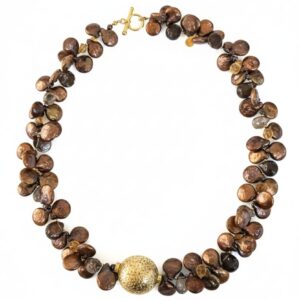 Colar HavvaH Globo Dourado