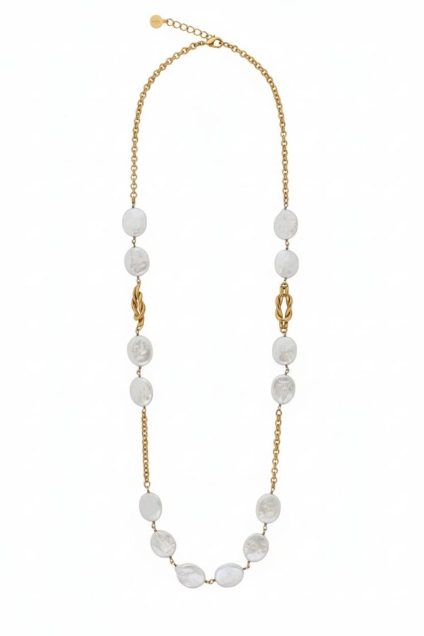 Colar HavvaH Infinito Pérola