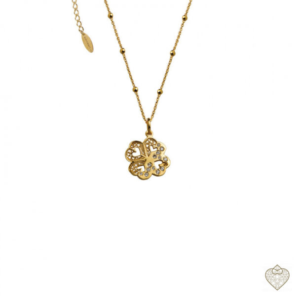 db90d58c34fe7fdada28940484ec8590 Colar Saudade - Trevo da Minha Sorte