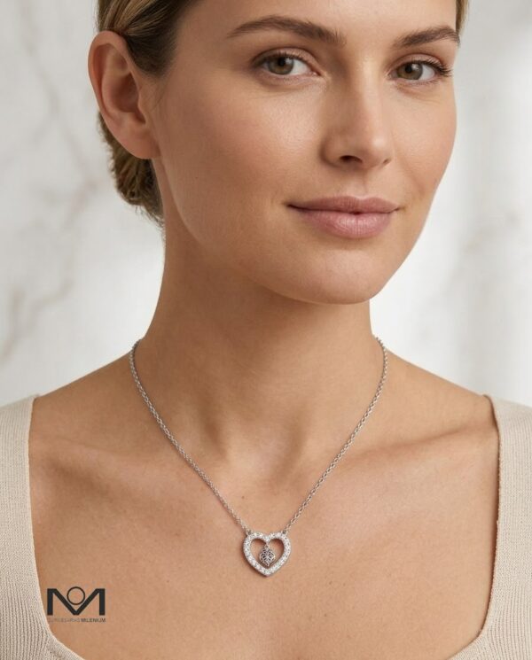 Colar Mocho Amuleto Coração de Viana