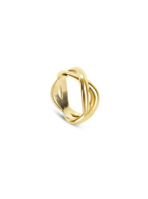 Anel One Infinity Crossed