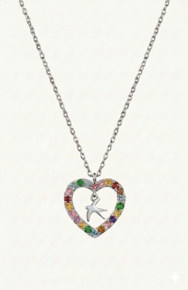 Colar Mocho Amuleto Andorinha