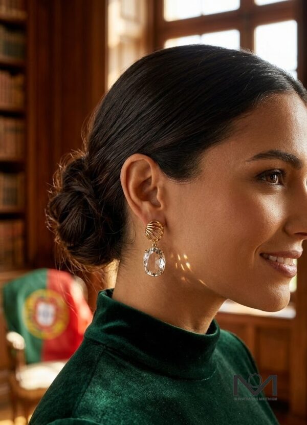 Brincos Hav.vaH Aura Crystal Drops