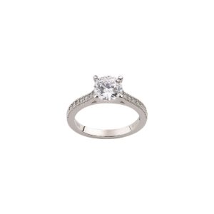Anel Infinity Solitaire