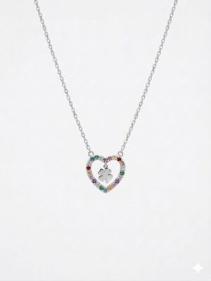 Colar Mocho Amuleto Trevo