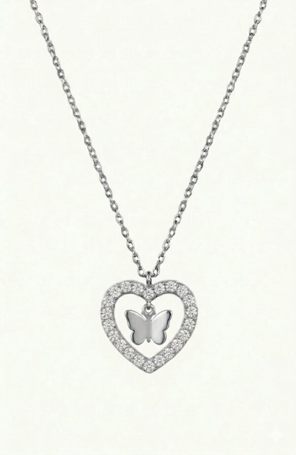 Colar Mocho Amuleto Borboleta