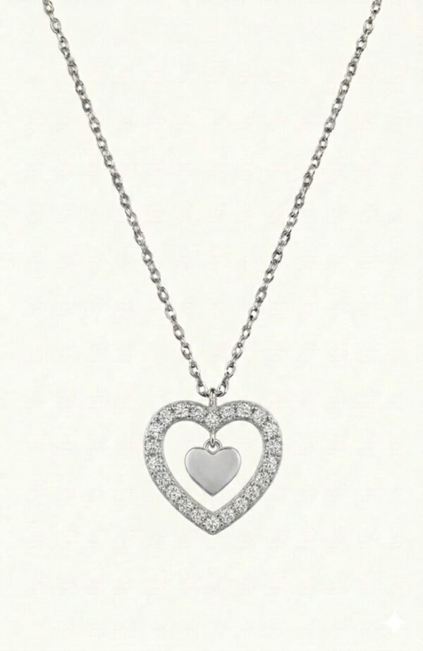 Colar Mocho Amuleto Coração