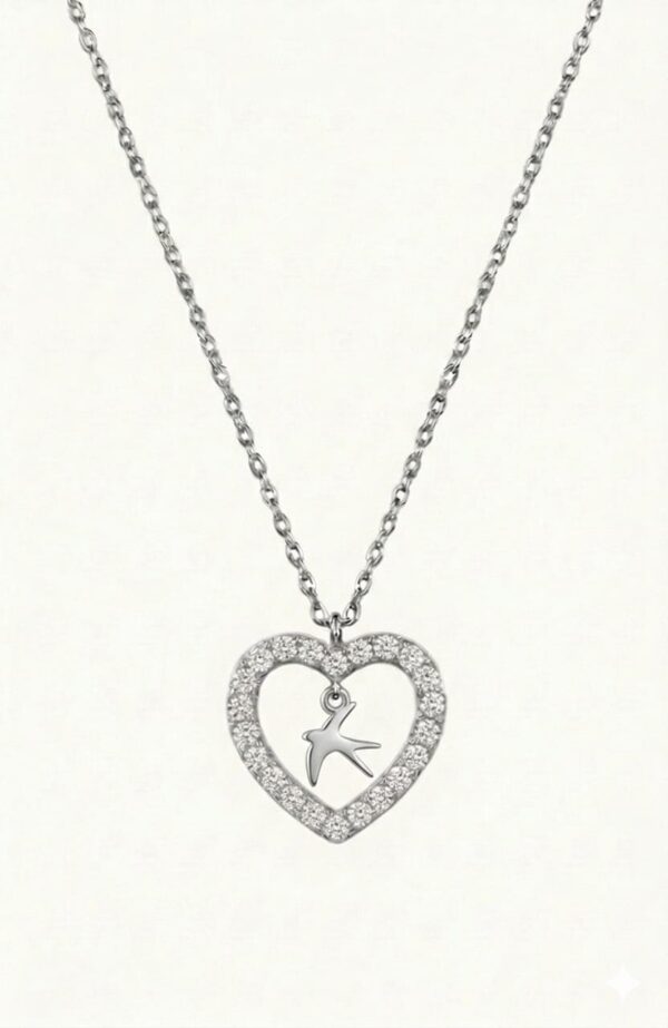 Colar Mocho Amuleto Andorinha