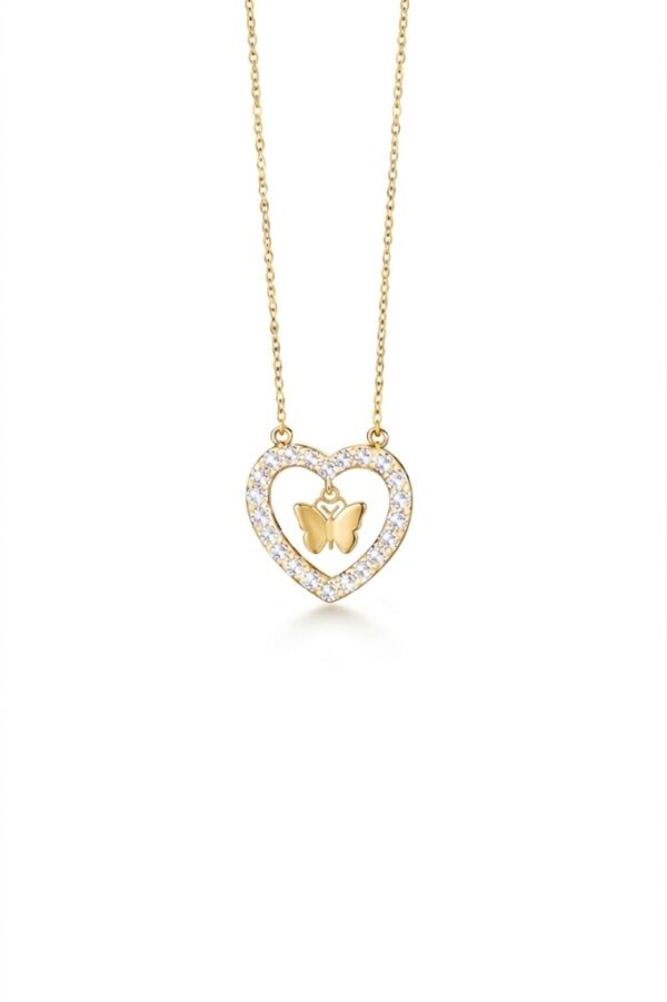 1 Colar Mocho Amuleto Borboleta