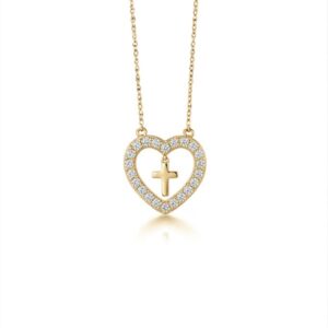 Colar Mocho Amuleto Cruz