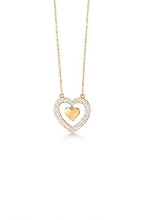 Colar Mocho Amuleto Coração