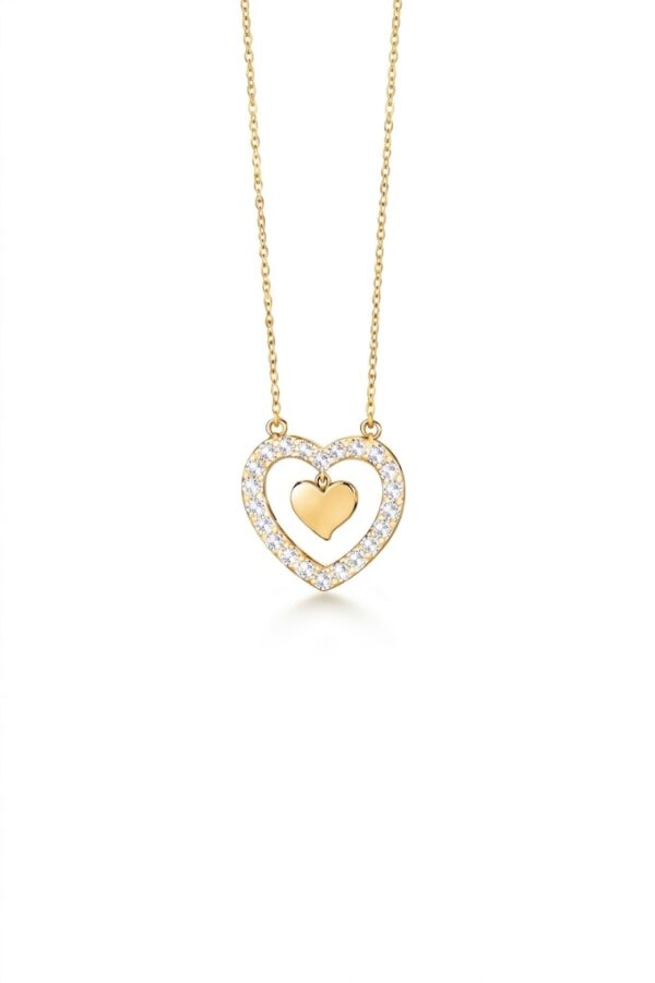 1 Colar Mocho Amuleto Coração