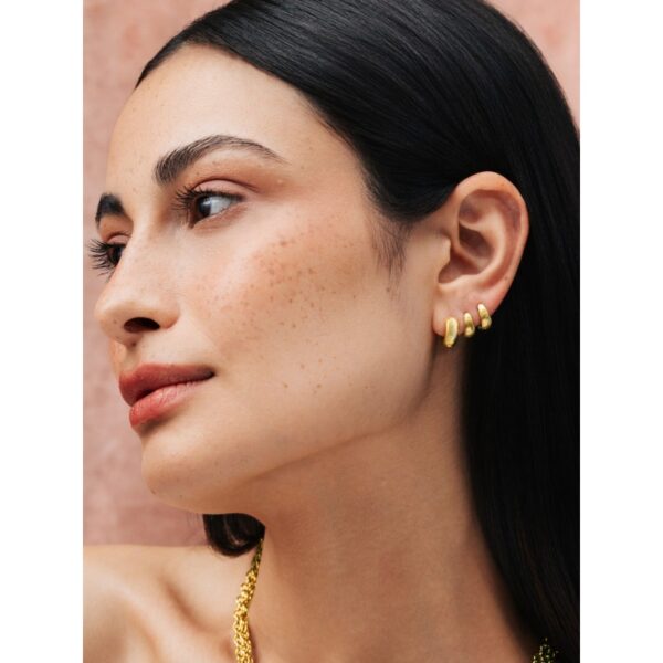 Set Brincos One Plissé Golden