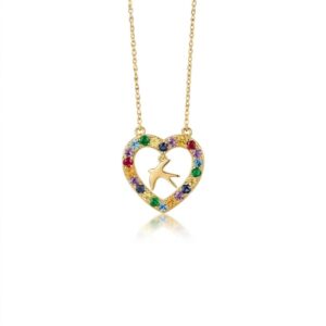 Colar Mocho Amuleto Andorinha