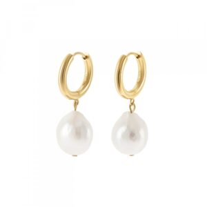 Brincos One Pearly Hoops