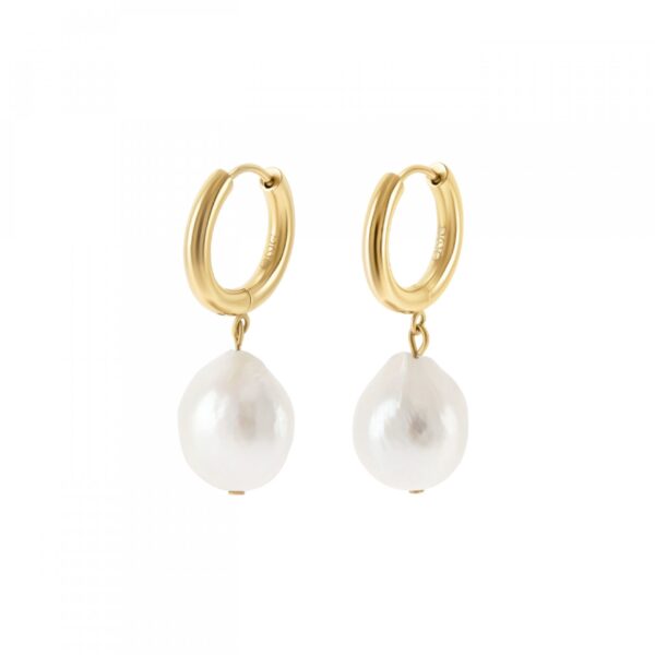 Brincos One Pearly Hoops