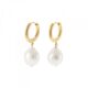 Brincos One Pearly Hoops