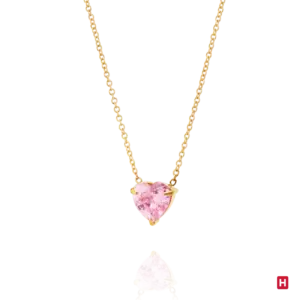 Colar Hassu Coração - Rosa