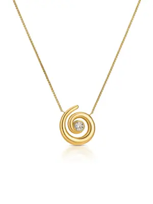 Colar One Chess Spiral Gold