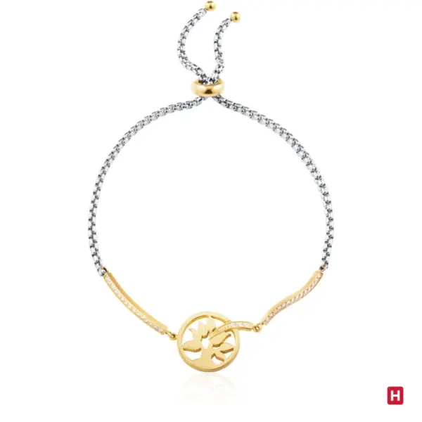 Pulseira Hassu Árvore da vida Golden