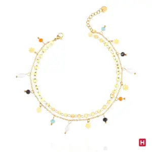 Pulseira Tornozelo Hassu Charms