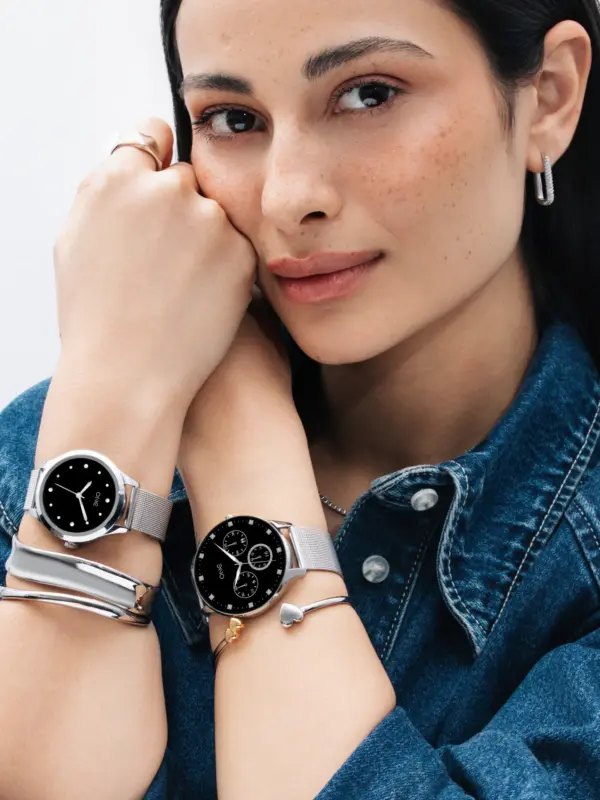 Smartwatch One Slim Silver Mesh