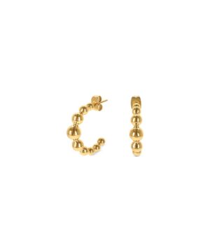 1 Brincos One Infinity Hoop Gold