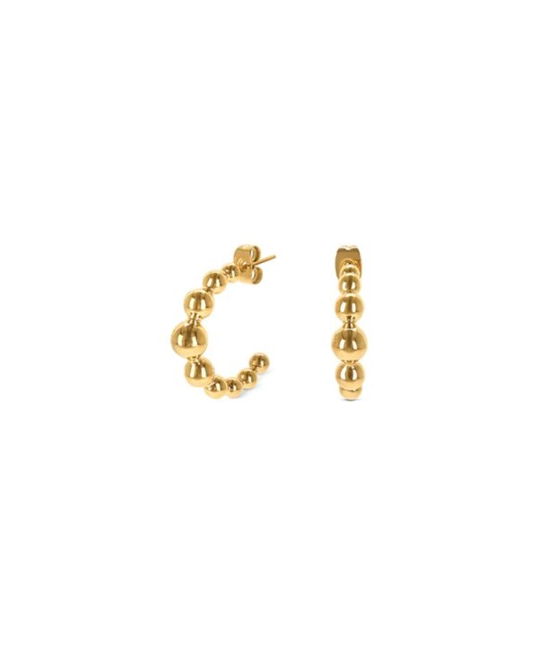 Brincos One Infinity Hoop Gold