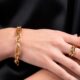 10 Pulseira One Luminous Solid Gold