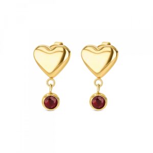 Brincos One Red Spark Gold