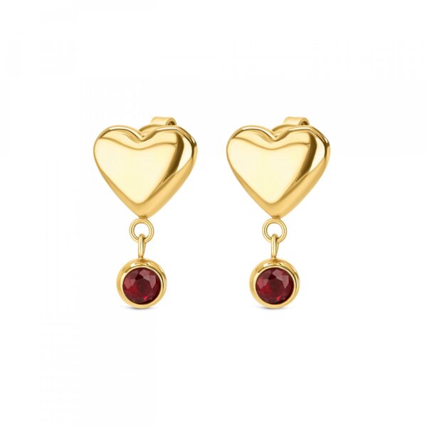 Brincos One Red Spark Gold