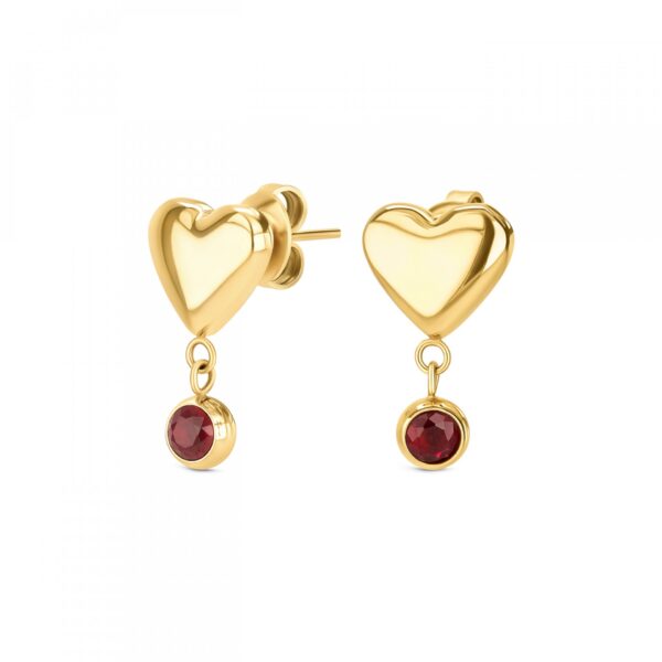 Brincos One Red Spark Gold