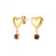 Brincos One Red Spark Gold