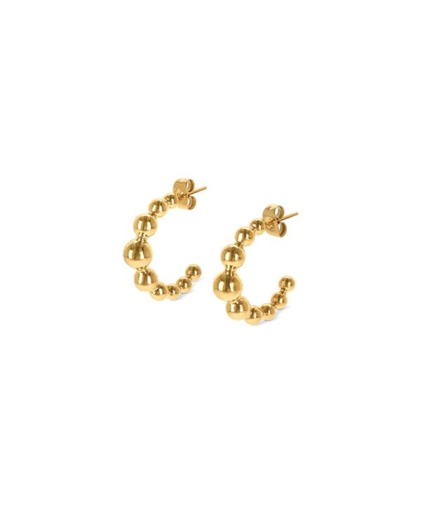 Brincos One Infinity Hoop Gold