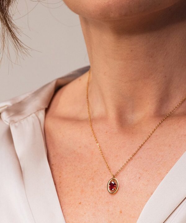 20 Colar One Birthstone Janeiro - Proteção