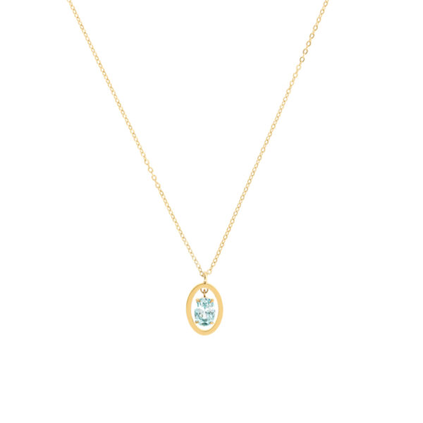 21 Colar One Birthstone Março - Serenidade