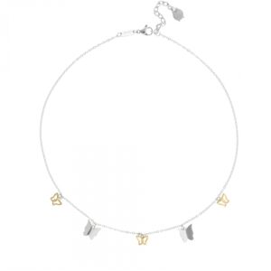 Colar One Butterfly Bicolor