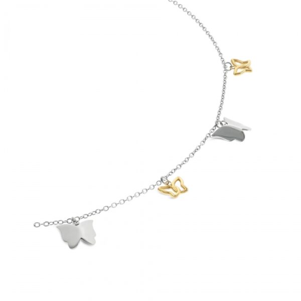 Colar One Butterfly Bicolor