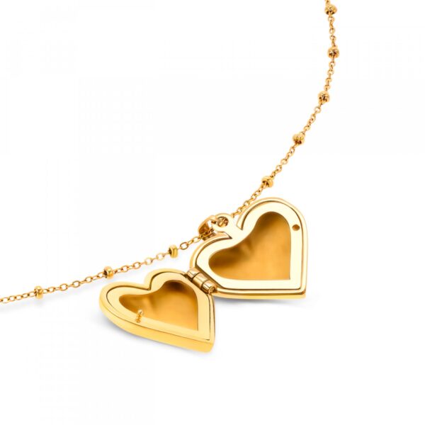 Relicário One Heart Memories Gold